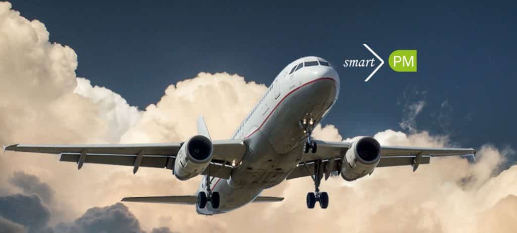 Air Plane smartPM solutions Consultants travel climate neutral