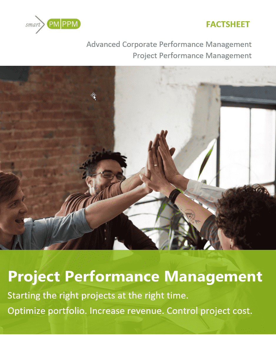 Project Performance Management Cover Page EN