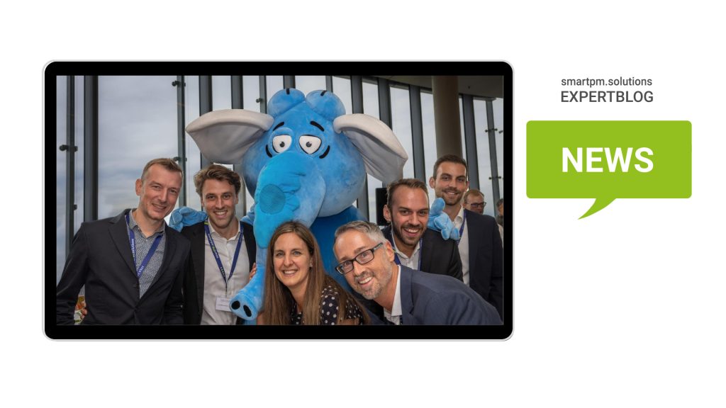 Smartofant mit smartPM Team am smart 4U event