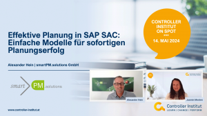 Webinaraufzeichnung - - Effektive Planung in SAP SAC: Einfache Modelle für sofortigen Planungserfolg