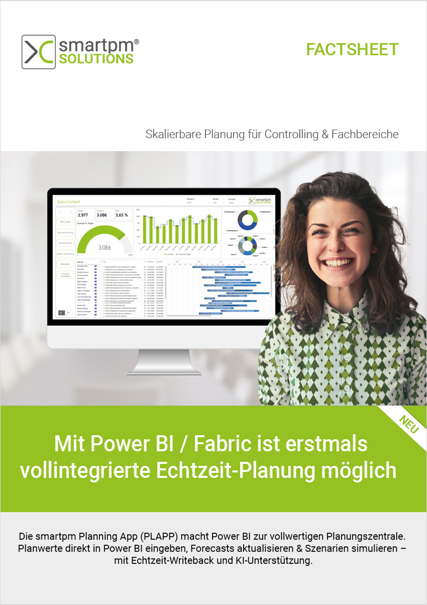 Cover für das Factsheet Echtzeit-Planung in Power BI / Fabric