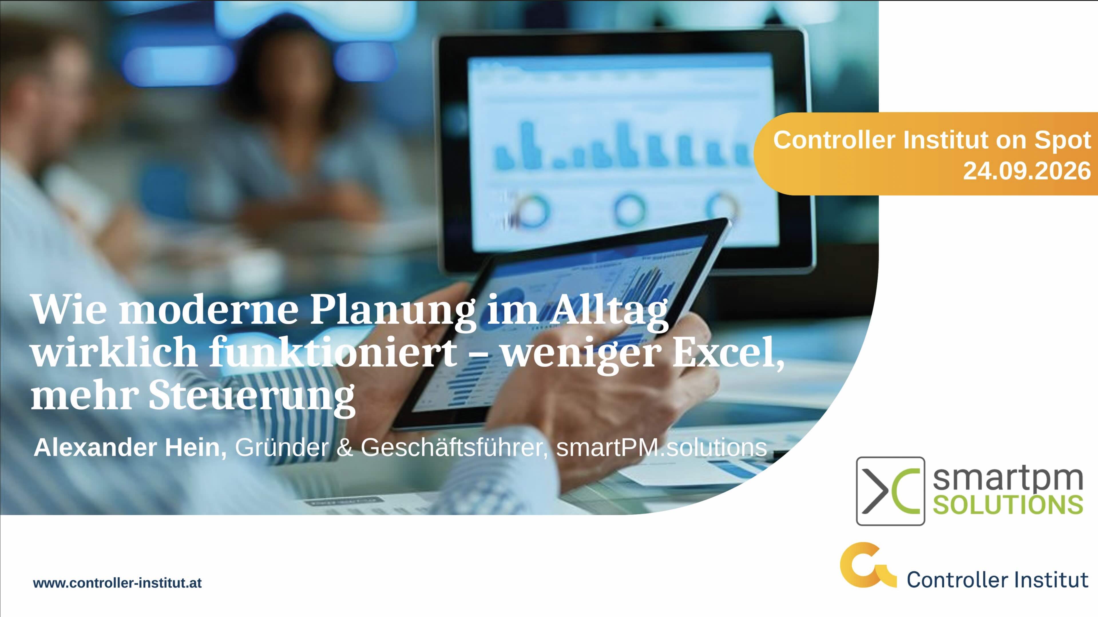 Thumbnail Wie viel Excel vertraegt moderne Planung Webinar smartpm ÖCI - Play