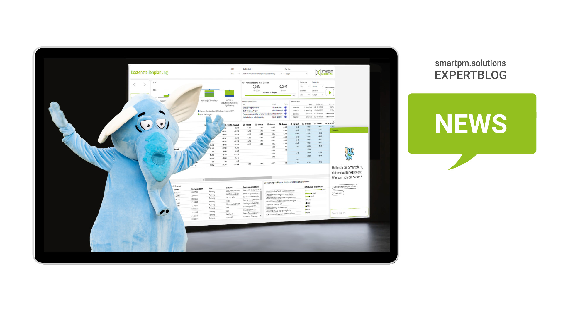 Smartofant KI Assistent
Artificial Intelligence Agent