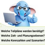 Smartofant mit Sprechblase