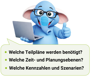 Smartofant mit Sprechblase