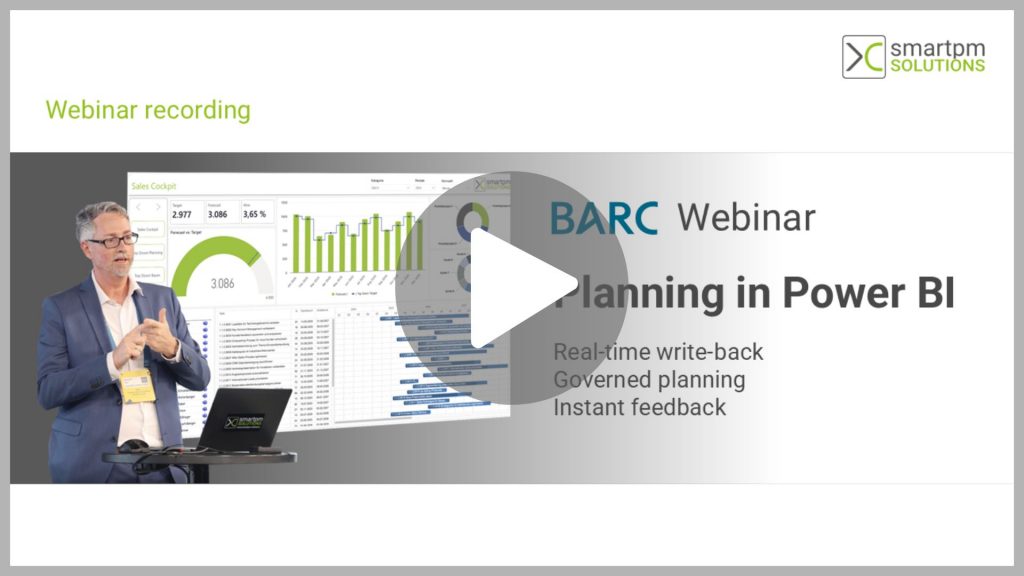 Webinar Planning in Power BI in real-time