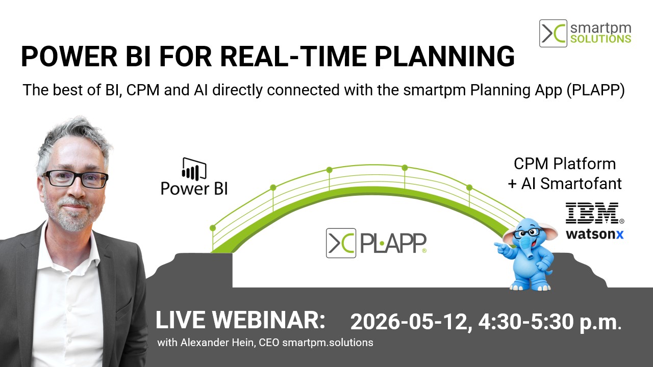 webinar Power BI for real-time planning cover