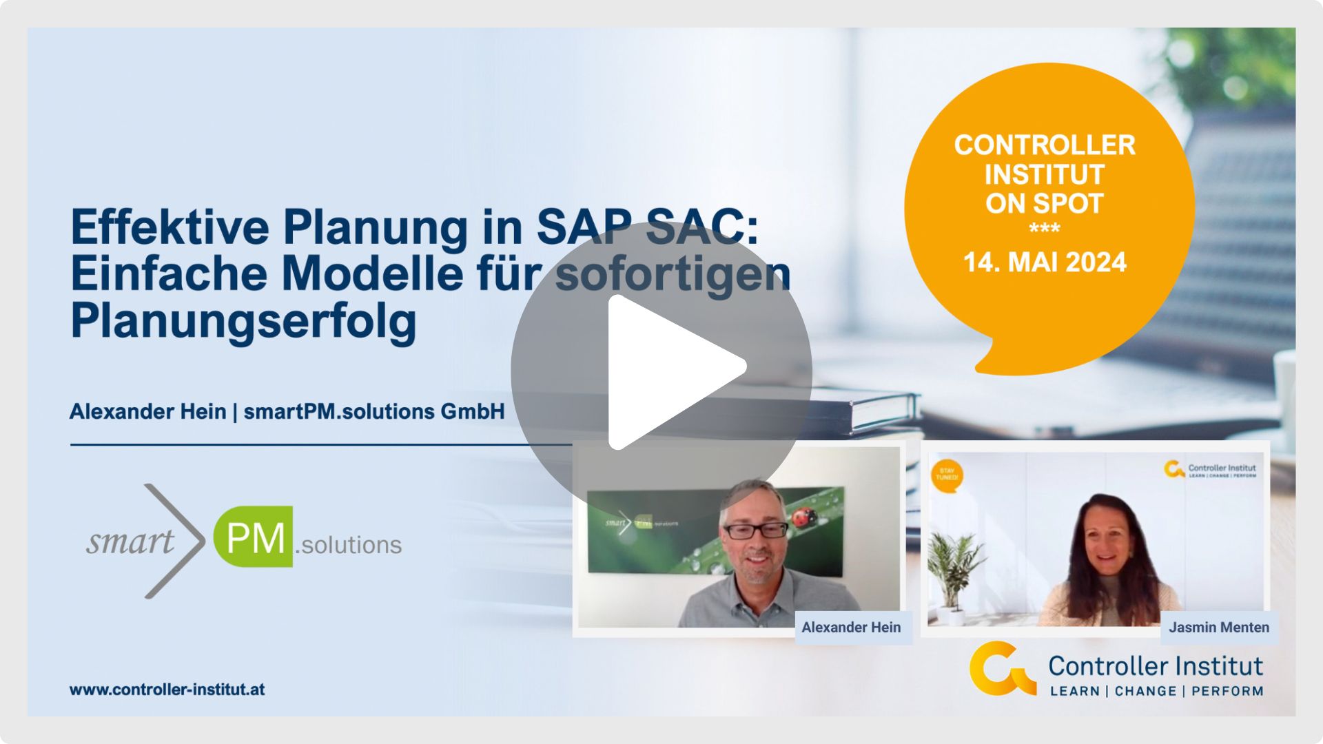 Webinar Video SAP SAC