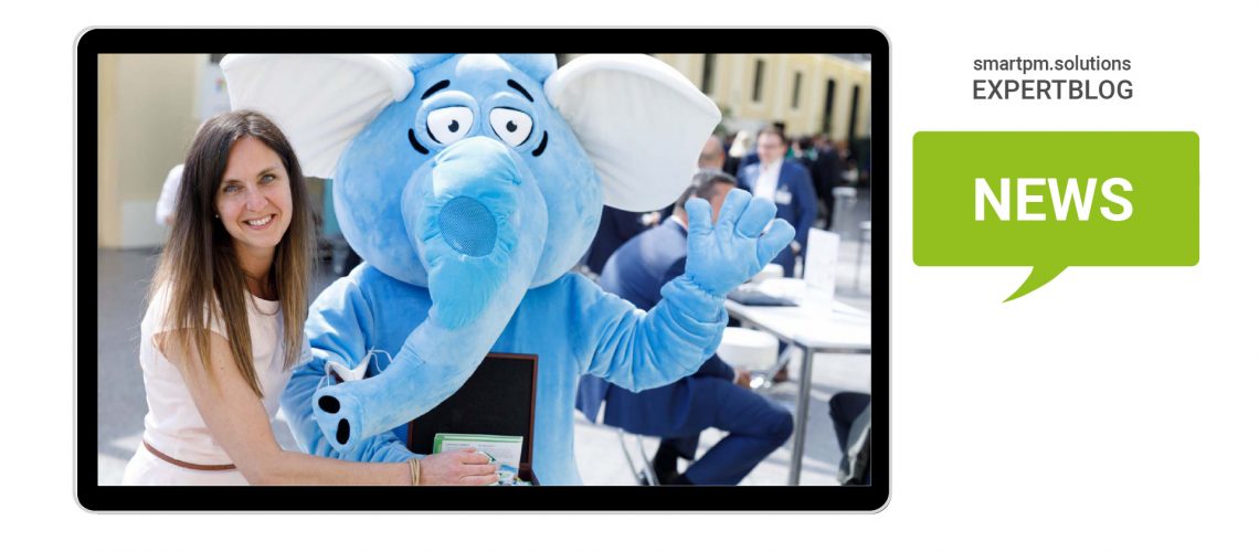 Maskottchen Smartofant am ÖCI Controllertag - smartPM